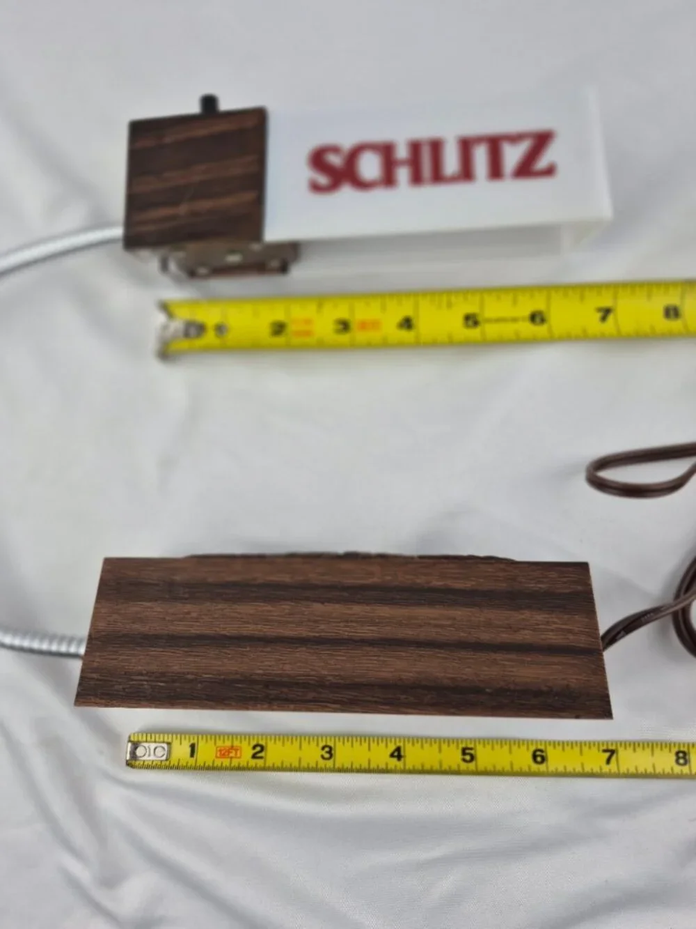 Vintage Schlitz Gooseneck Cash Register Light 1982